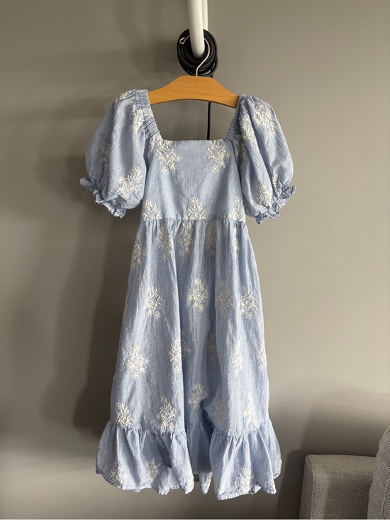 Other - Girls embroidered midi summer dress 9-10 years
